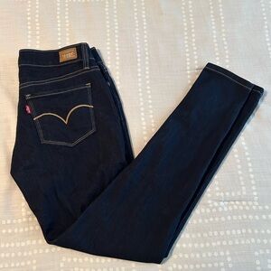 Levi’s Low Rise Dark Wash Skinny Jeans - Sz 28 - EUC